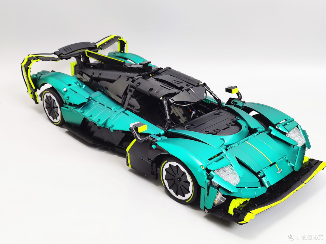 全印刷件,有变速箱,有动力快装快拆功能,1:8积木赛车-Valkyrie