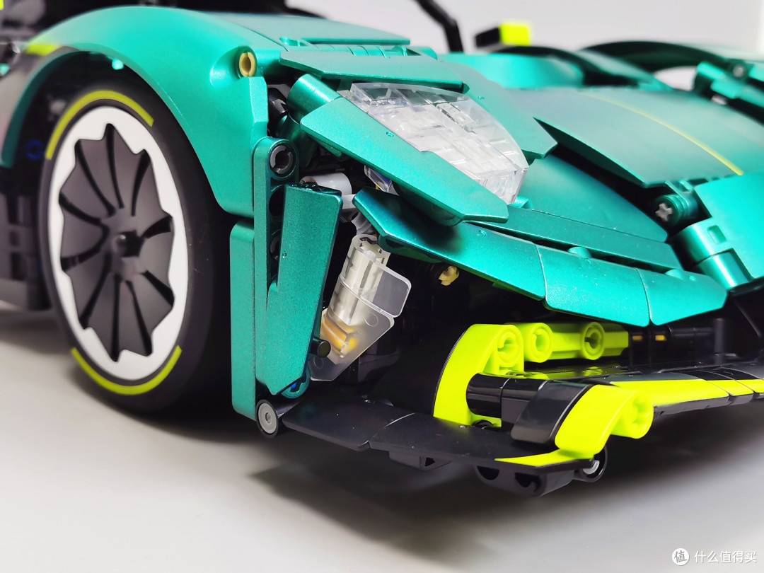 全印刷件,有变速箱,有动力快装快拆功能,1:8积木赛车-Valkyrie