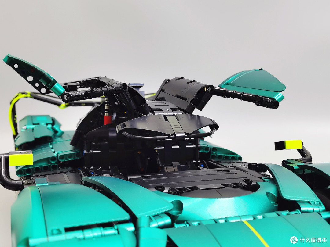 全印刷件,有变速箱,有动力快装快拆功能,1:8积木赛车-Valkyrie