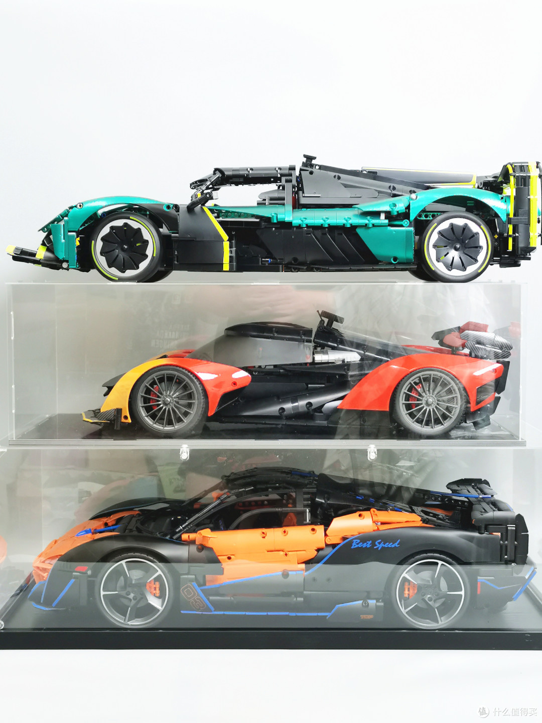 全印刷件,有变速箱,有动力快装快拆功能,1:8积木赛车-Valkyrie