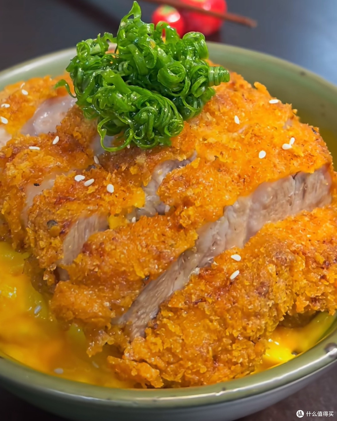 在家做厚炸猪排饭,外酥里嫩超满足!
