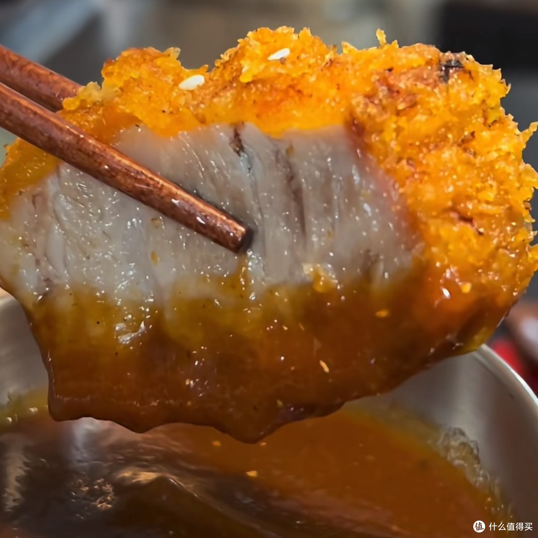 在家做厚炸猪排饭,外酥里嫩超满足!