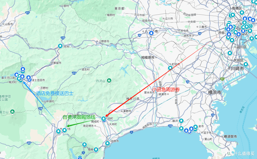 东京周边富士山、箱根、镰仓路线规划以及周游券选择的建议
