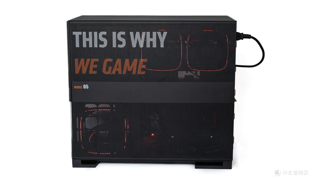 9950X3D+华硕X870-PLUS+RX 9070 XT+Model5装机:点燃AMD信仰之力