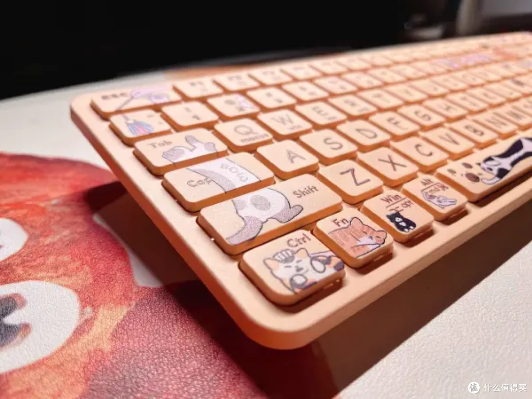 承包你的治愈桌面!BOW MK392三模键鼠套装萌到犯规