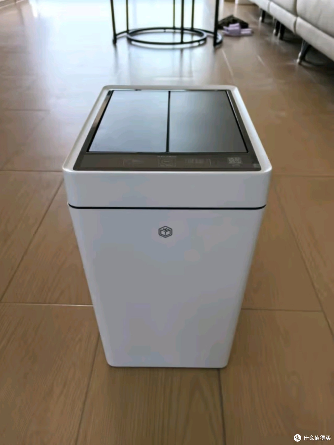 京东京造双开门自动铺袋智能垃圾桶17L：家居生活的智能新选择