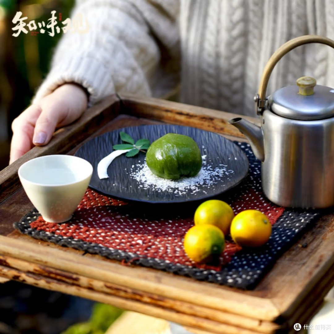 艾草豆沙青团,老字号的清明味道