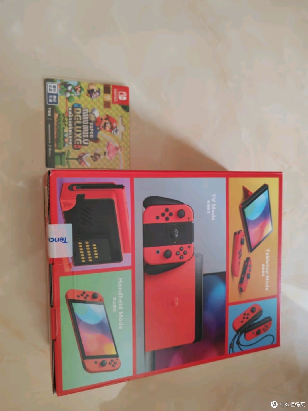 Nintendo Switch国行OLED版马力欧限定红色