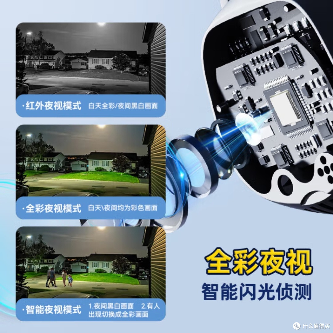 奥克斯高清室外摄像头防水监控