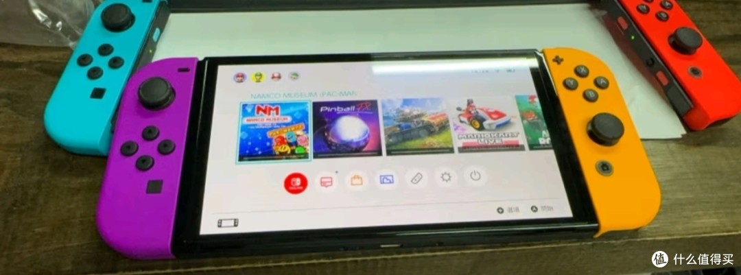 Nintendo Switch任天堂 国行Joy-Con游戏机专用手柄 左紫右橙震动