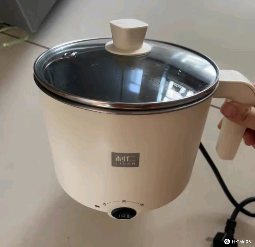 【1.8L「宿舍生存法则」:利仁电煮锅用304不锈钢终结涂层焦虑