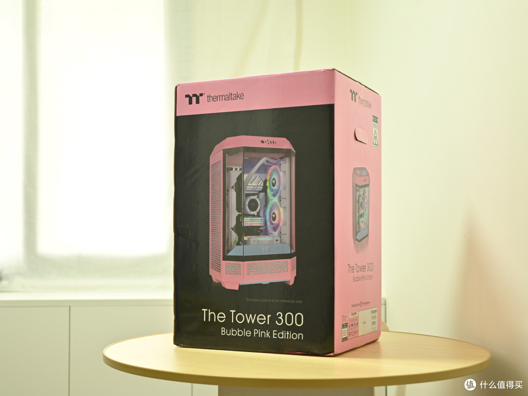 打造少女心的梦幻公主风工作台,TT Tower 300海景房机箱开箱