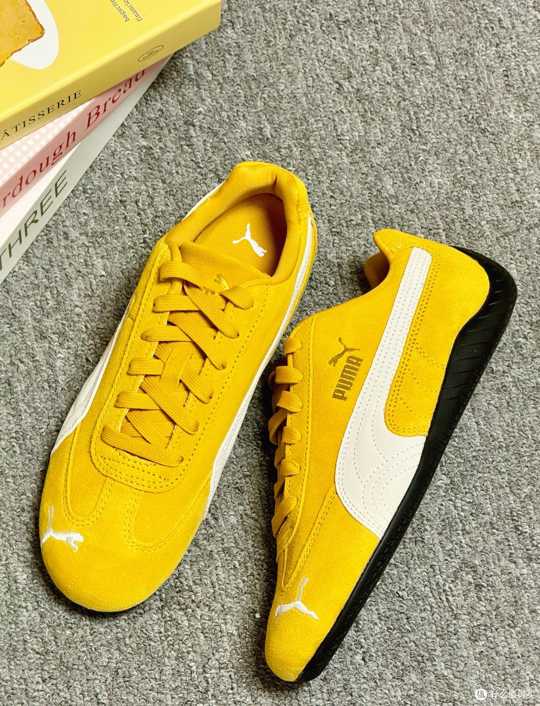 PUMA SPEEDCAT薄底赛车鞋，这双“姜饼黄”到底有多香？