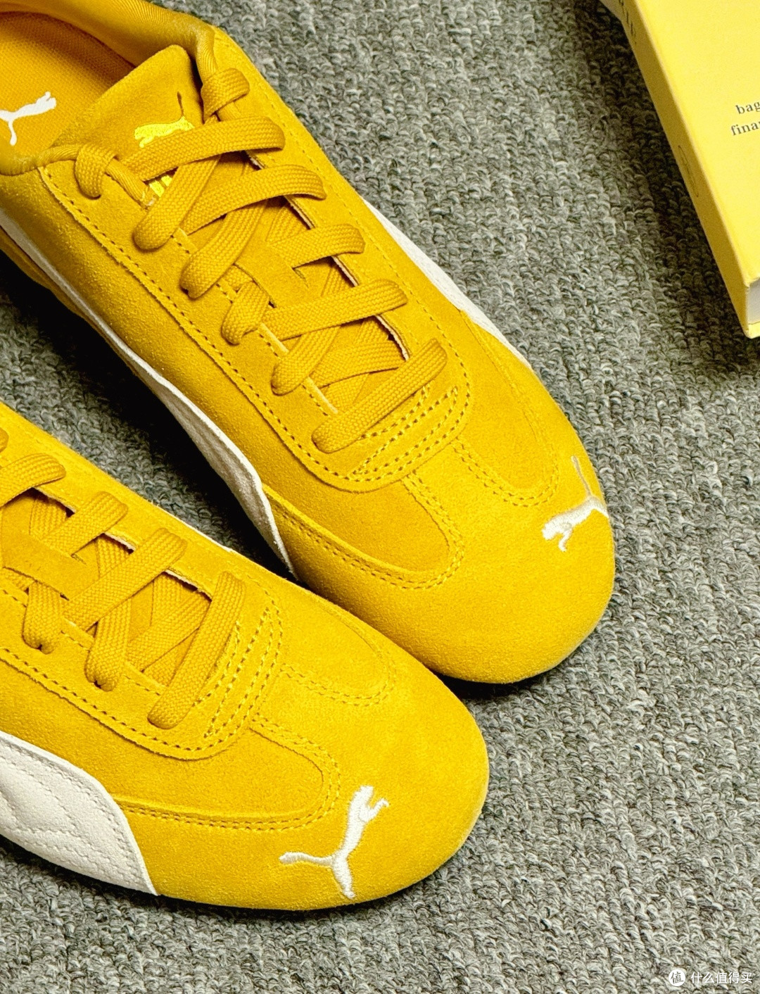PUMA SPEEDCAT薄底赛车鞋，这双“姜饼黄”到底有多香？