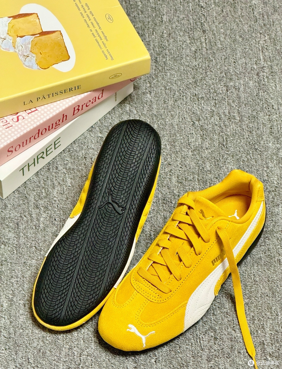 PUMA SPEEDCAT薄底赛车鞋，这双“姜饼黄”到底有多香？
