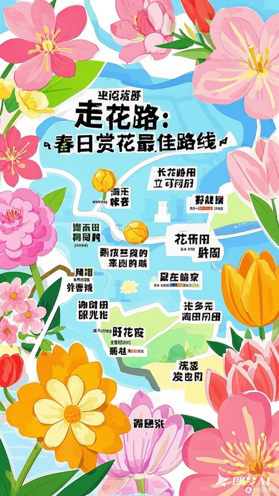 如何在城市中找到最美的花路？