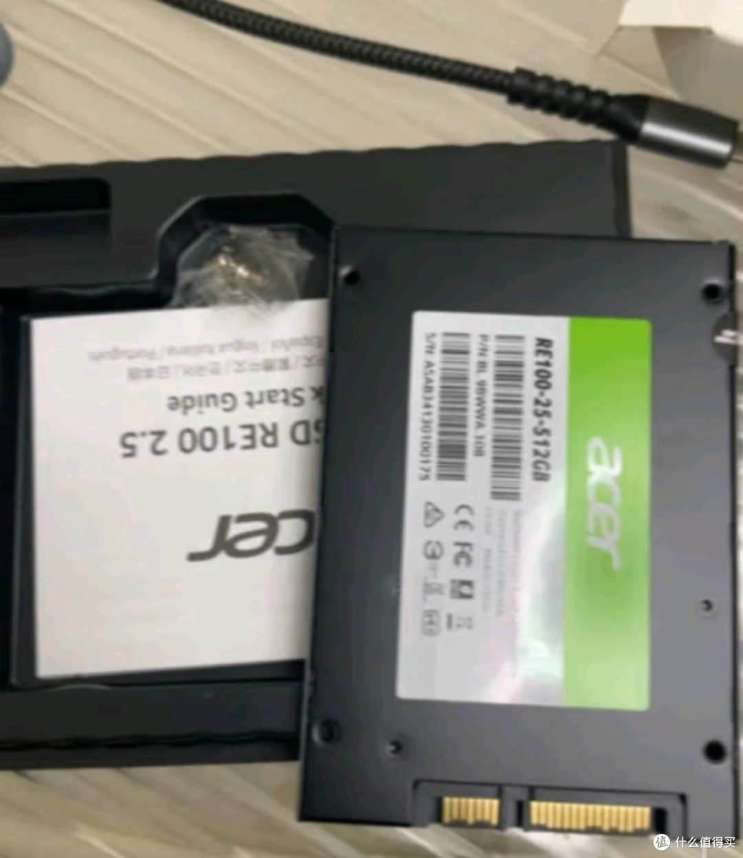 宏碁(acer)480G SSD固态硬盘 SATA3.0接口 SA100系