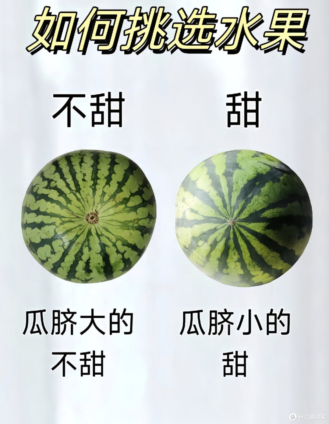 涨知识📚|如何挑选甜或者不甜的水果!!!