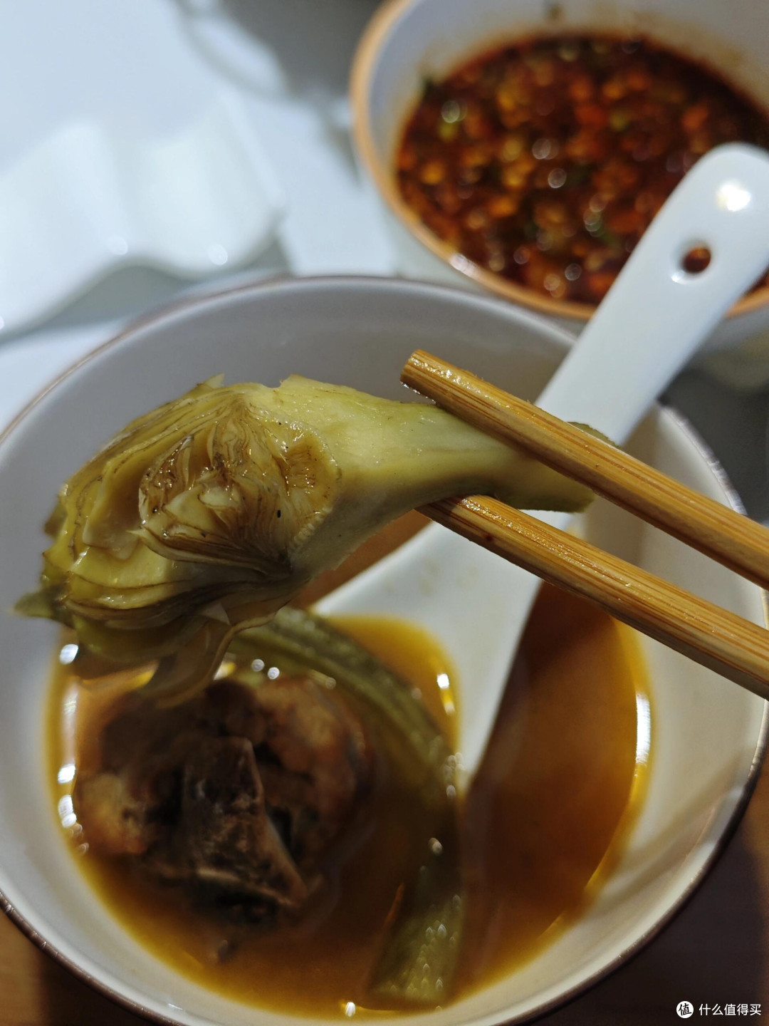 素有“蔬菜之皇”的洋蓟排骨火锅也是吃上了