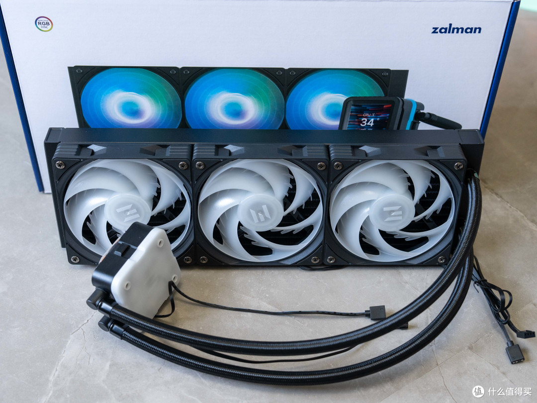 水冷还能这么玩,zalman思民ALPHA2 DS 360水冷散热器使用分享