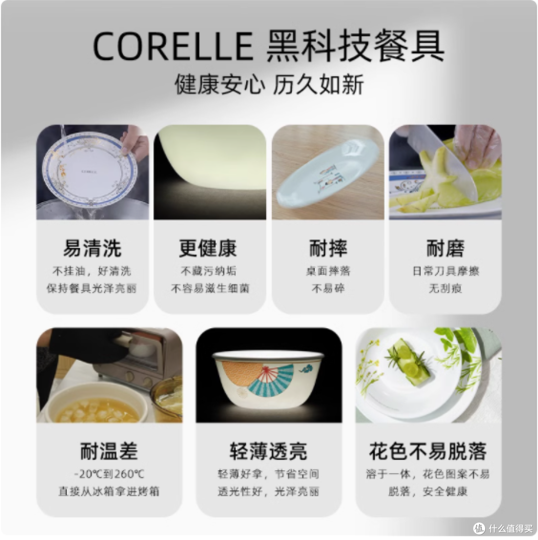 CORELLE 康宁大小分隔餐盘:多场景适用的优质之选