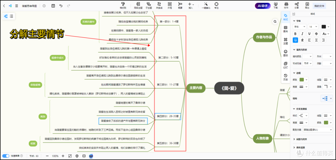 简爱的思维导图怎么画?4款工具值得推荐