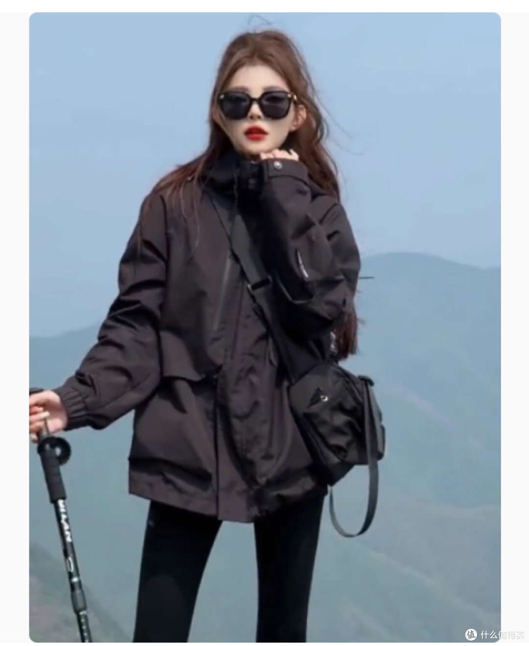 酷飒出行，解锁黑色魅力 —— 古影文女款冲锋衣