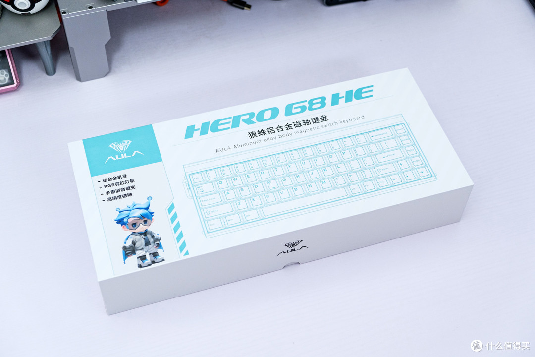 有线磁轴究极形态,狼蛛HERO 68HE Ultra体验分享