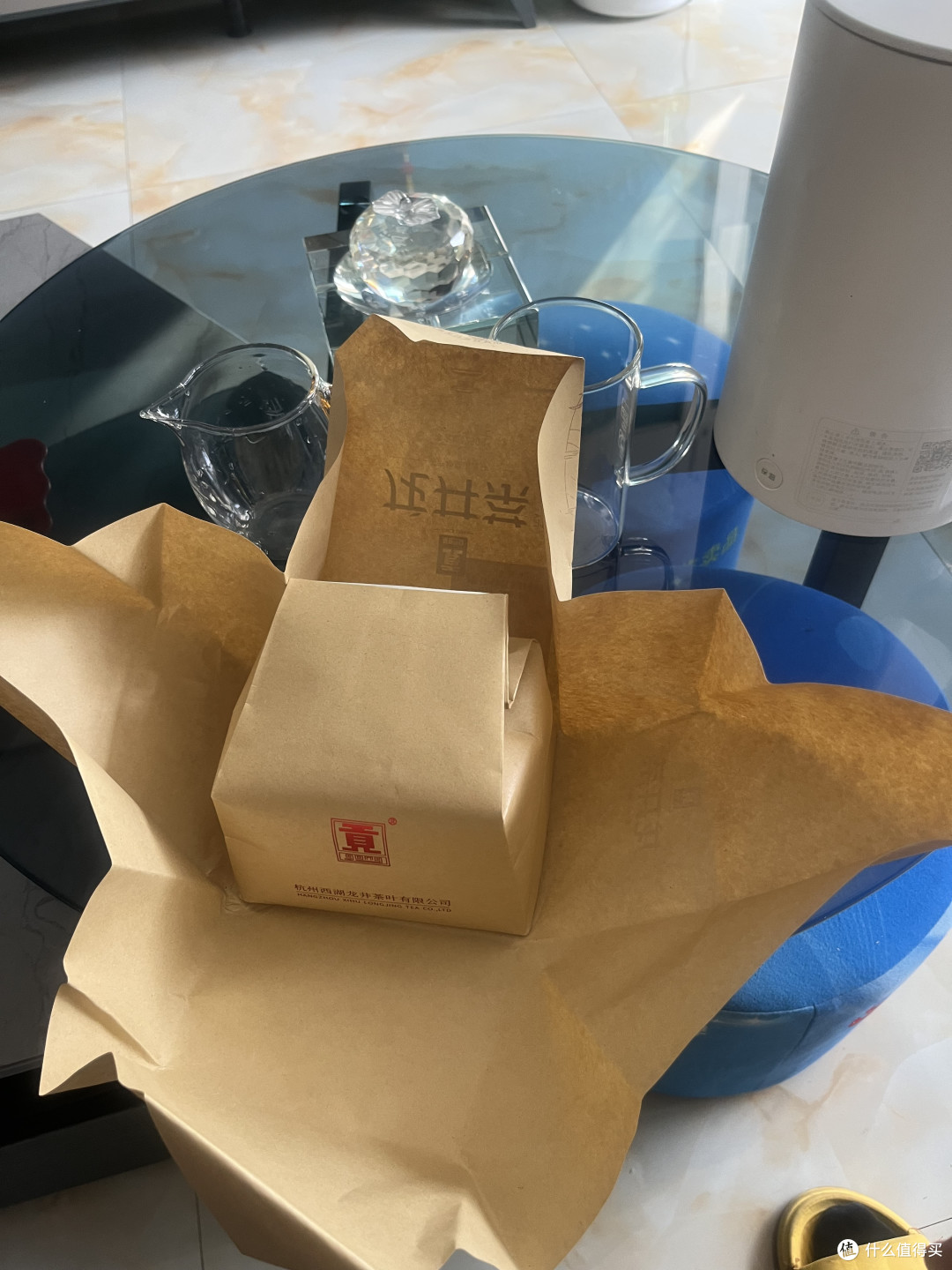 又到一年龙井时，给爸爸买了一斤钱塘产区的龙井