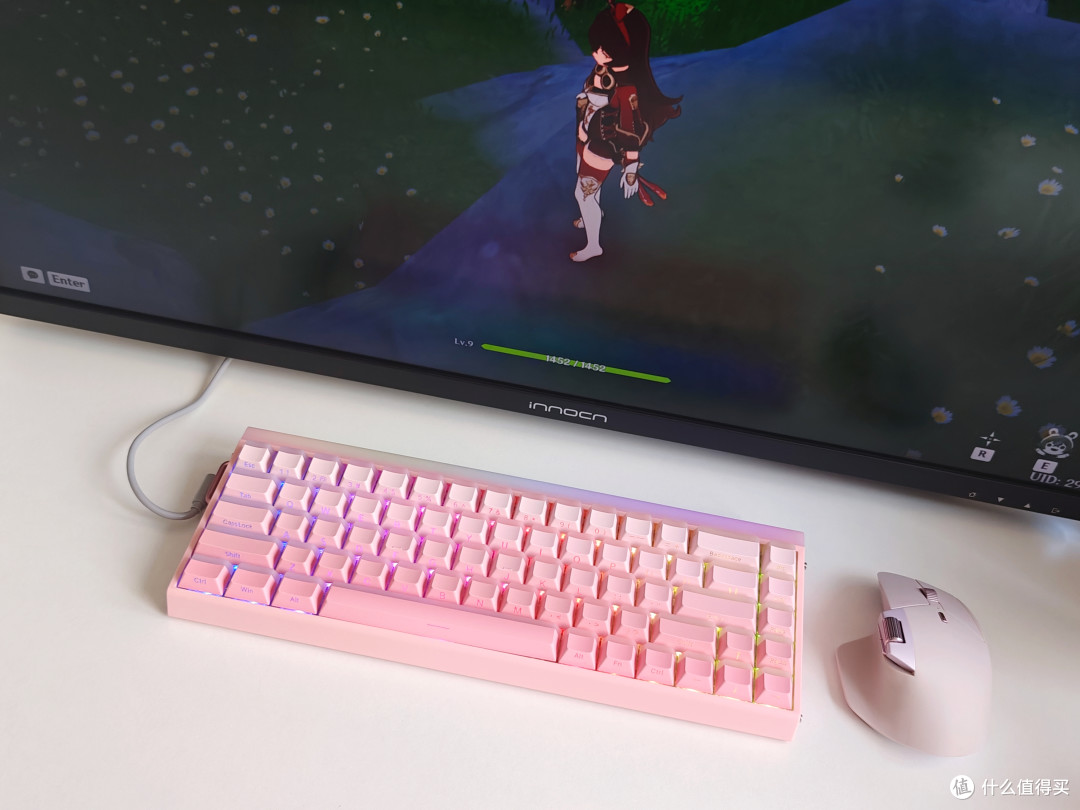 一“键”倾心,邂逅春日限定浪漫粉——狼蛛HERO 68 HE磁轴键盘