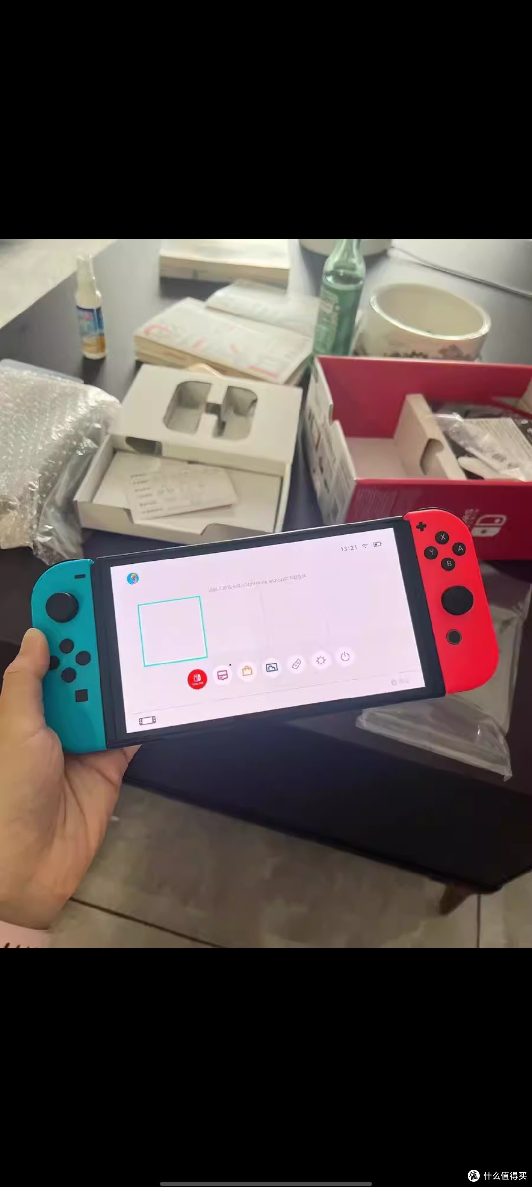 【自营】Nintendo任天堂游戏机Switch单机红蓝/白色手柄OLED掌机