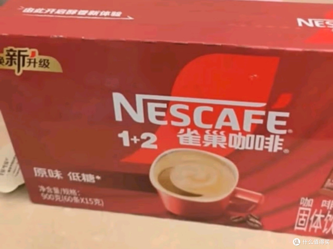 雀巢咖啡粉1+2原味速溶三合一低糖：唤醒感官的每日之选