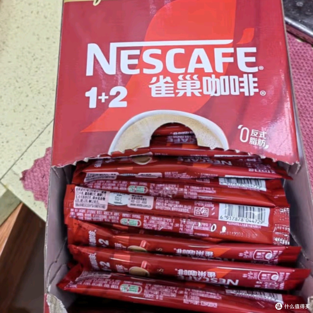 雀巢咖啡粉1+2原味速溶三合一低糖：唤醒感官的每日之选