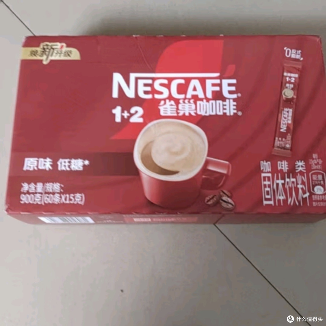 雀巢咖啡粉1+2原味速溶三合一低糖：唤醒感官的每日之选