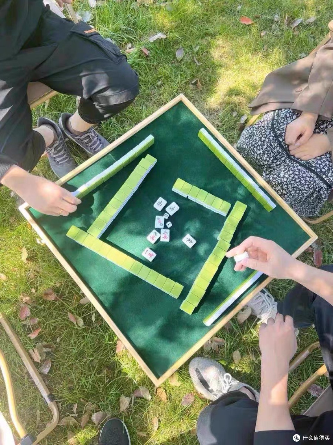 露营小麻将挑花眼?有招!