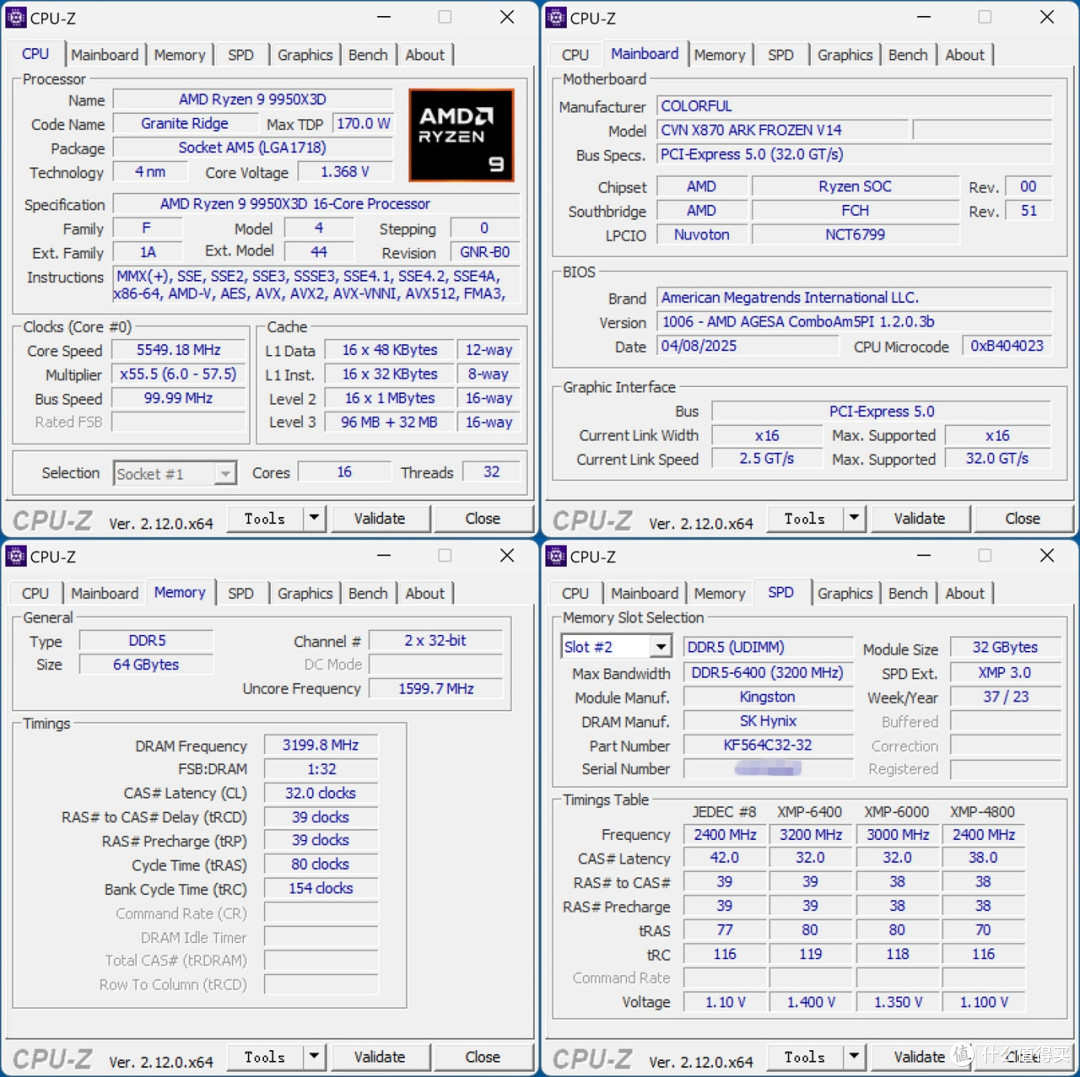 全电竞配置助力9950X3D飞，七彩虹 CVN X870 方舟体验分享