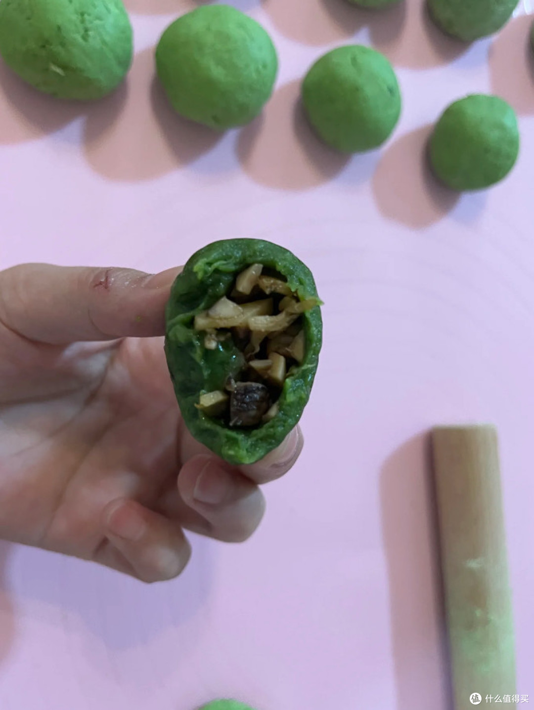 第一次做青团和清明粑粑