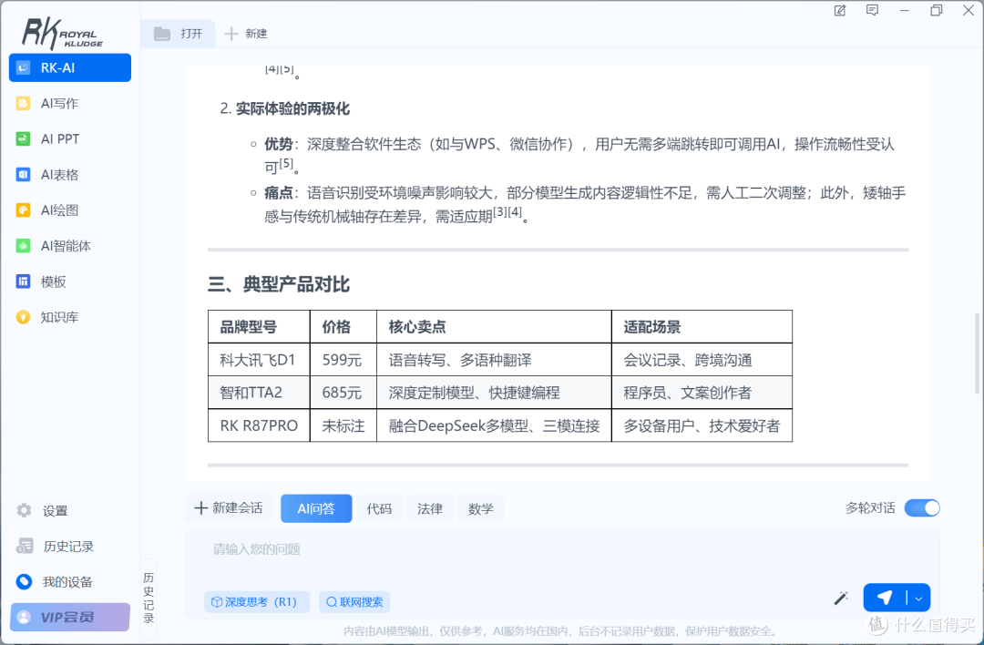 买键盘送AI功能整合APP?这波很取巧!