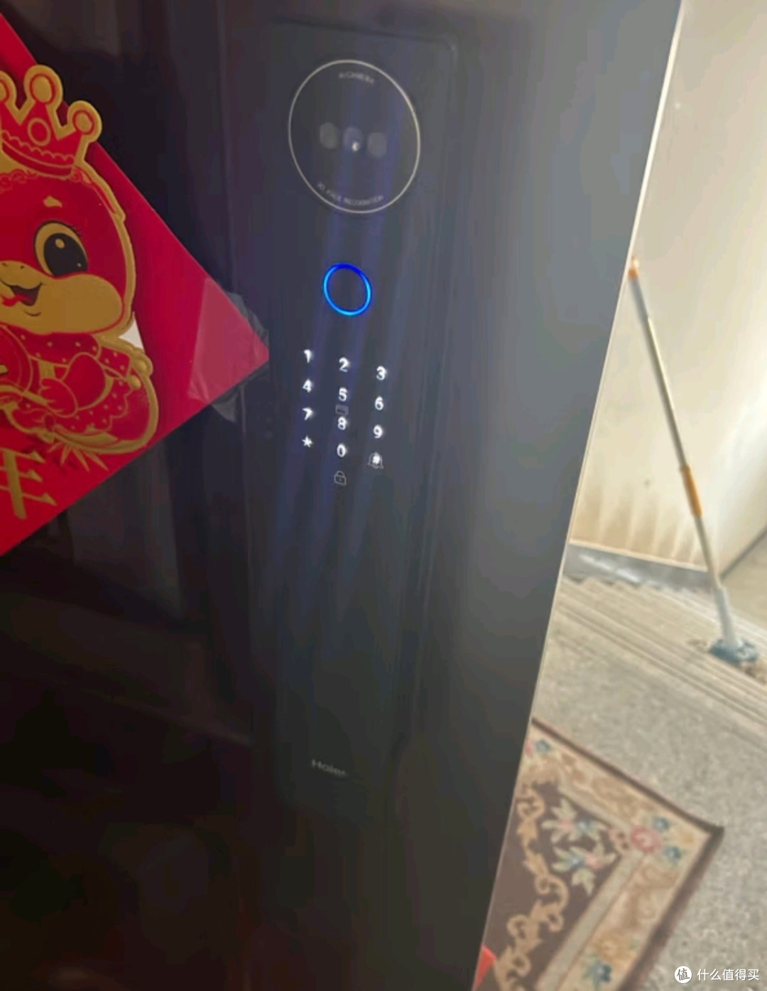 人脸识别门锁!用了海尔P30max后,生活大不同!
