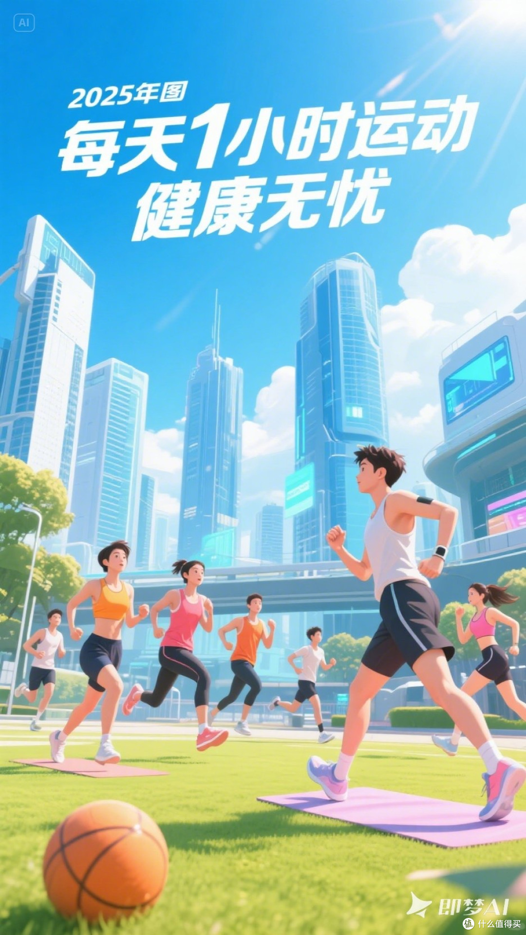 2025年,每天1小时运动,健康无忧