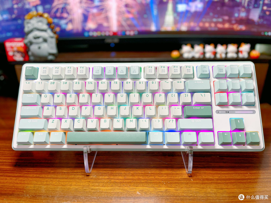 AI就在指尖上！RK R87PRO AI四模键盘，重新定义生产力的未来！