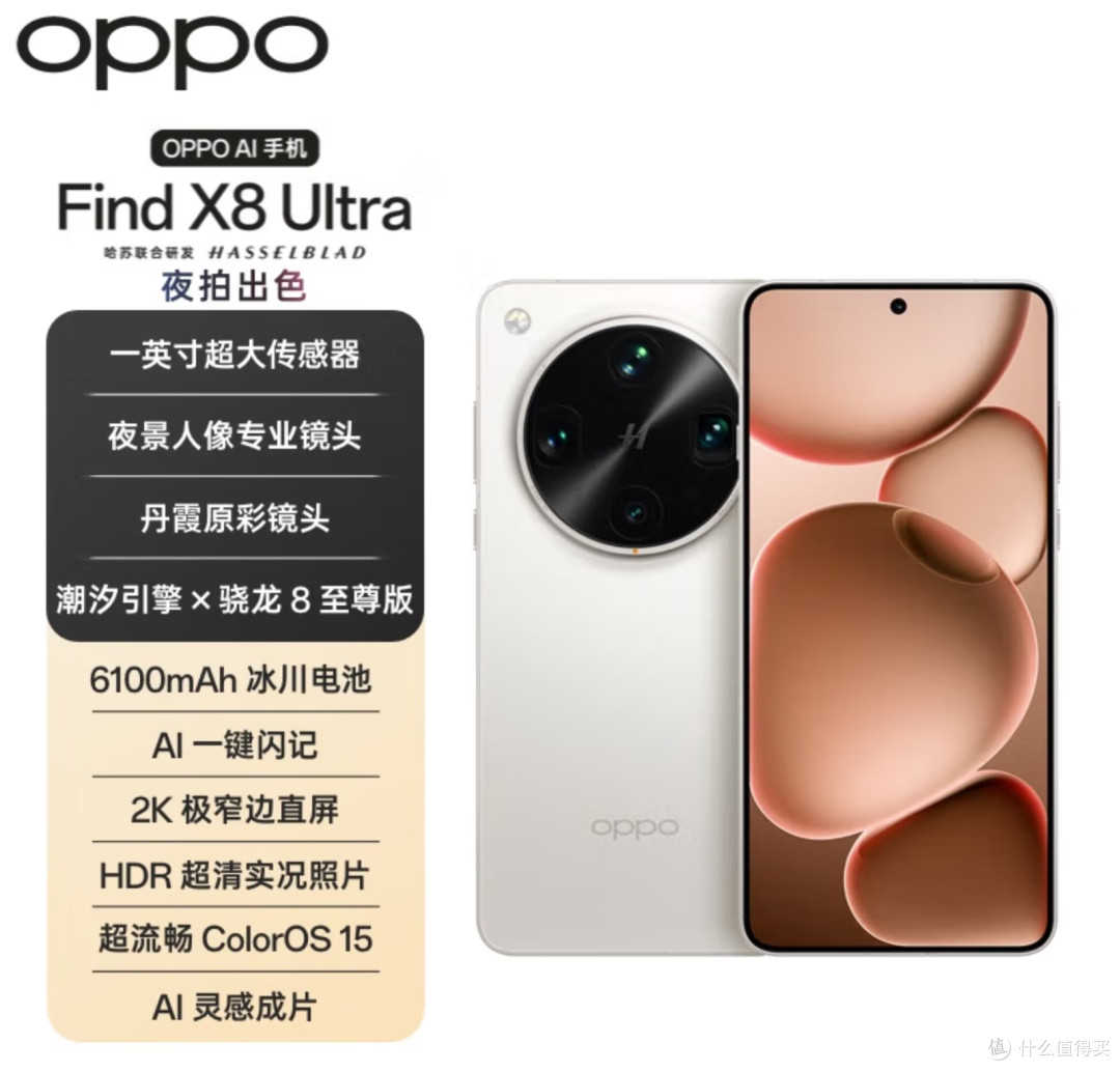 OPPO Find X8 Ultra：2025旗舰之选，夜景摄影性能续航能力卓越！