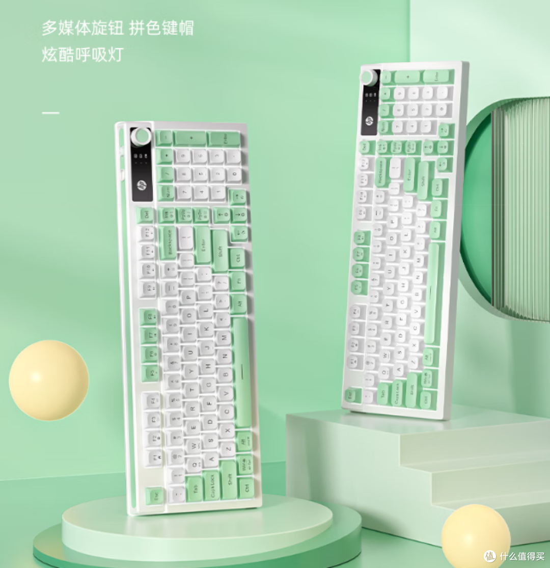 超静音！惠普K500F机械键盘，游戏办公两不误！