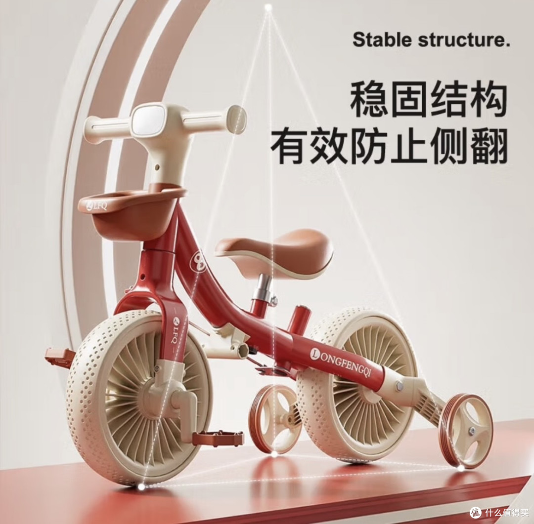 家有萌娃必备的儿童五合一滑行车三轮车