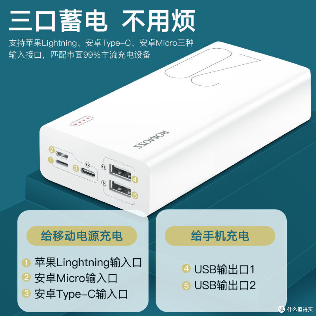 罗马仕充电宝,除了有点重,还是很实用的!