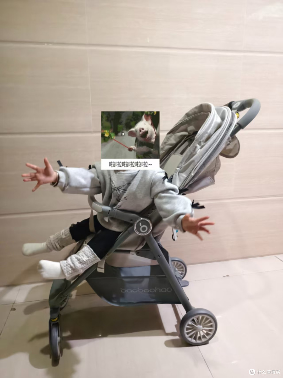 家人们,今天必须给大家分享一款带娃出行的优质好物——好孩子婴儿推车!