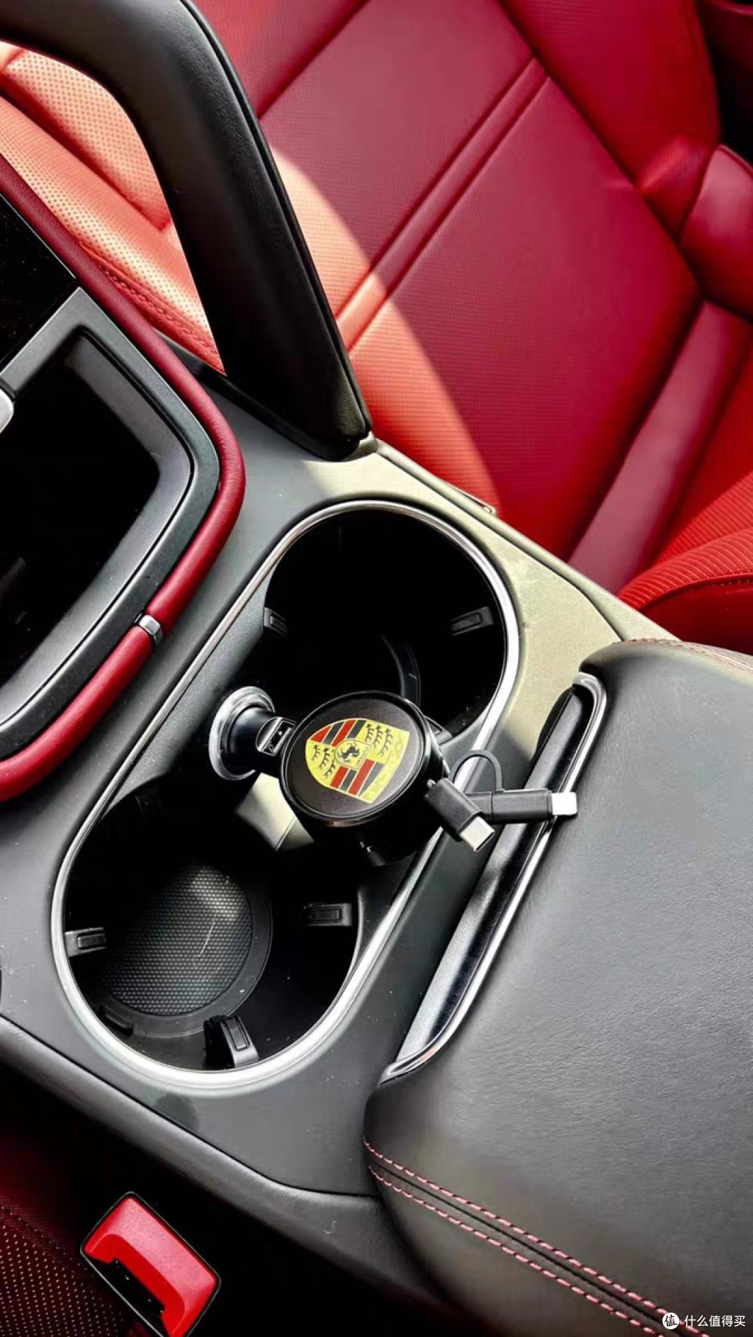 适用于保时捷伸缩车载充电器卡宴帕拉梅拉 usb一拖二三充电线快充