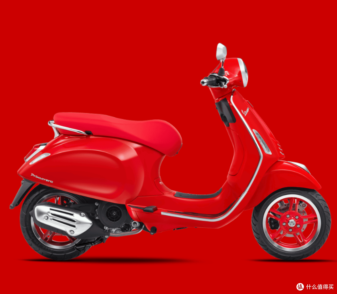 2024款Vespa Primavera 150中国红特别版摩托车