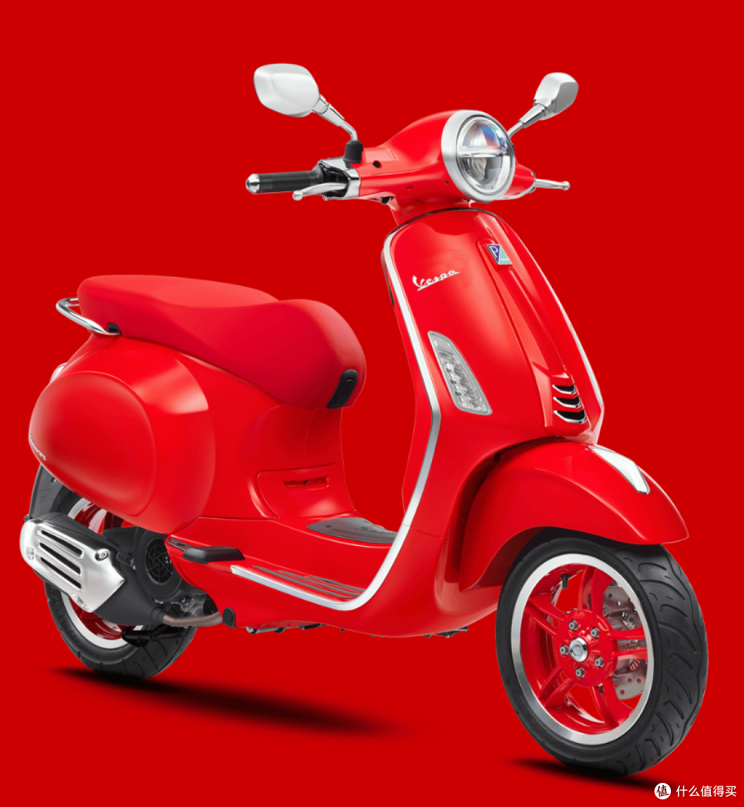 2024款Vespa Primavera 150中国红特别版摩托车