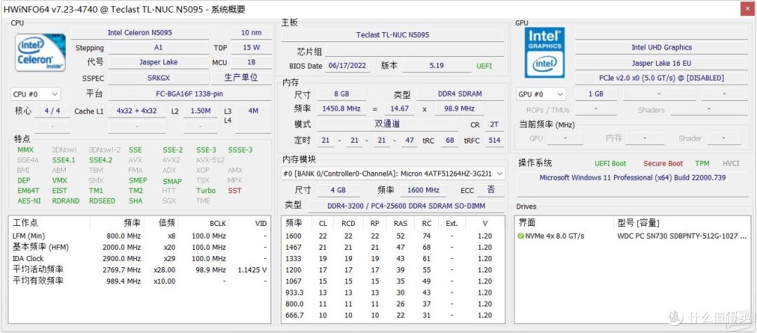 转轻办公选择:台电凌珑M-NUC N5095四核处理器深度使用体验!